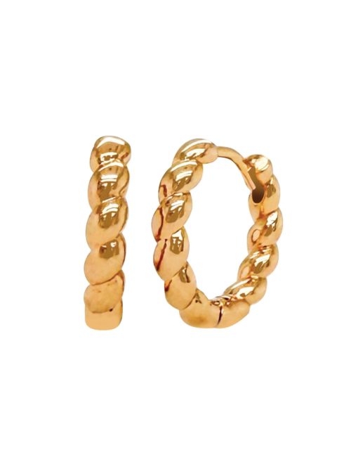argollas trenza Argollas Trenza