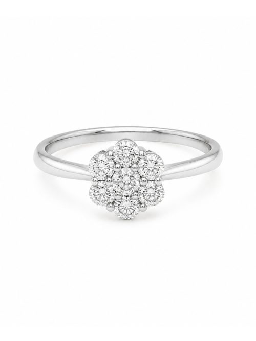 ANILLO LAYLA PLATA Anillo Layla Moissanita
