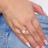 Anillo Layla Moissanita dorado