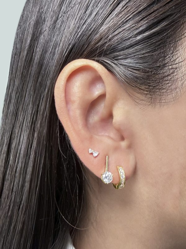 Aretes Dorothy dorado - Imagen 2