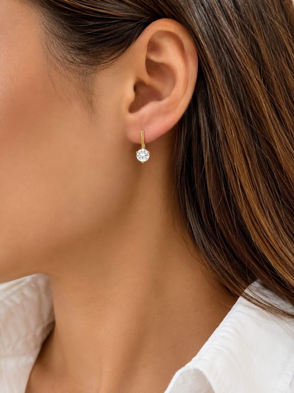 Aretes Dorothy dorado