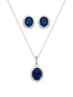 Juego Diana azul oval