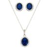 Juego Diana azul oval