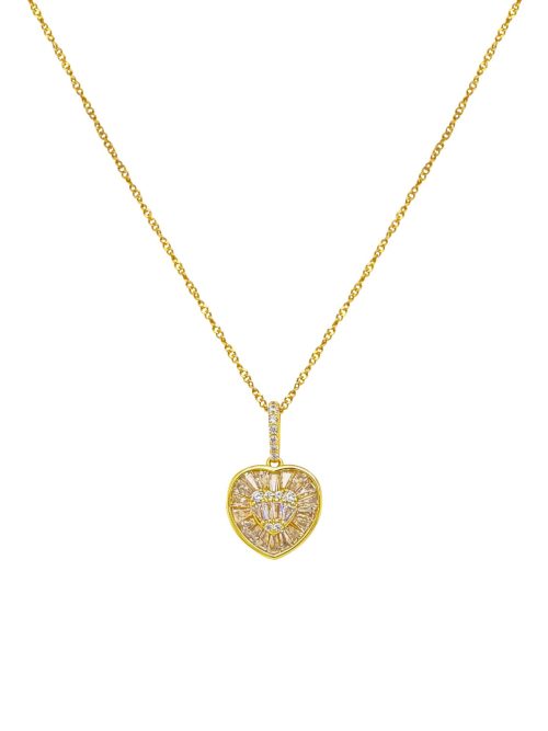 Cadena corazon dorado Cadena Mia dorado