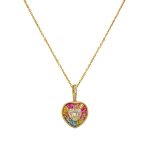 Cadena Mia corazon multicolor