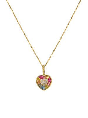Cadena Mia corazon multicolor
