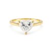 Anillo Shirley Moissanita dorado