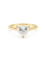 Anillo Shirley Moissanita dorado