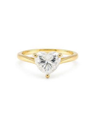 Anillo Shirley Moissanita dorado
