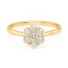 Anillo Layla Moissanita dorado