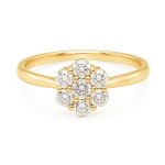 Anillo Layla Moissanita dorado