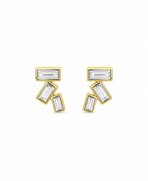 Aretes Blocks dorado