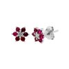 Aretes Roseta Fucsia