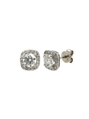 Aretes Olive Moissanita