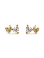 Aretes Corazon petit dorado