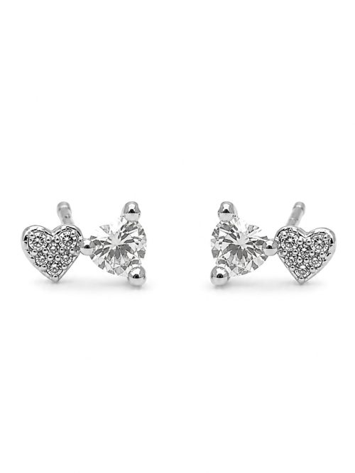 corazones Aretes Corazon petit