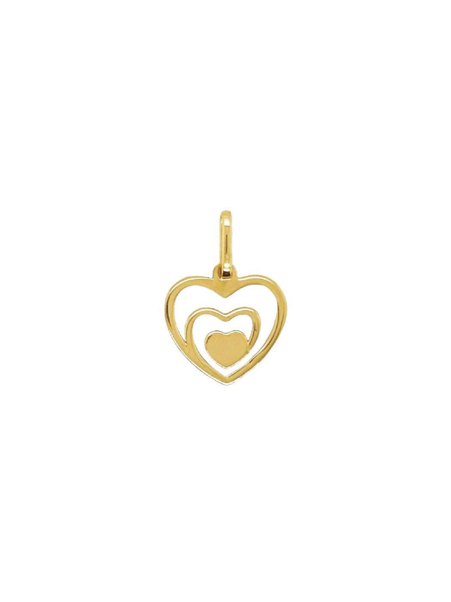 dije-corazon grande Dije Trio Corazones grande - Imagen 1