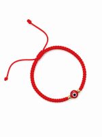 Pulsera Nico Lord ojo rojo oro