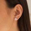 Aretes Olive Moissanita