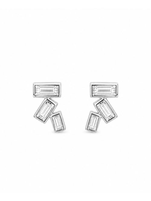 ARETES BLOCK PLATA Aretes Blocks