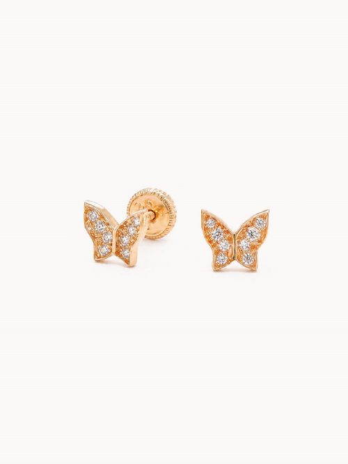 Aretes Mariposa cristal