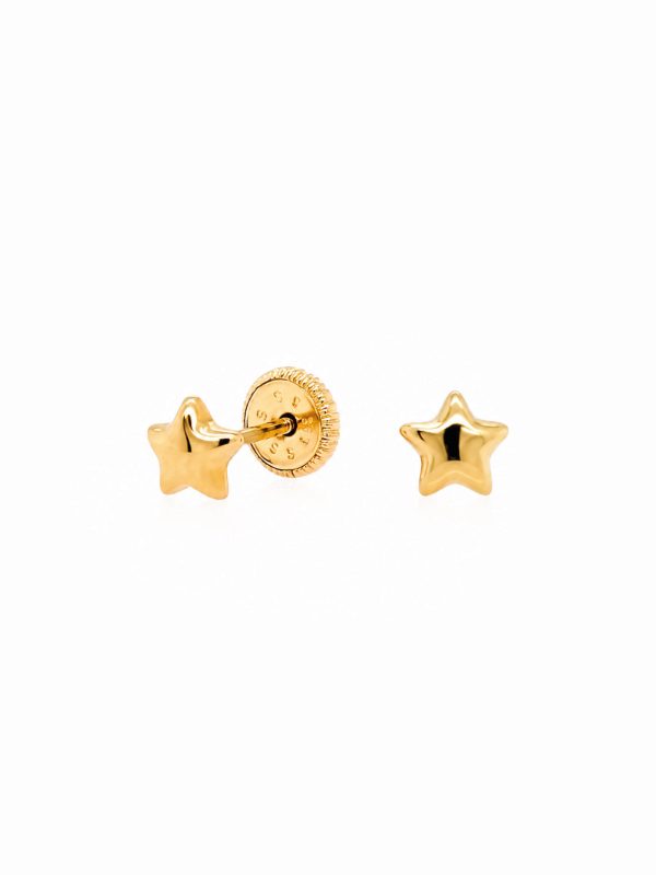 Aretes Estrella Puffy - Imagen 2