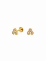 Aretes Tres Marias cristal - Imagen 2