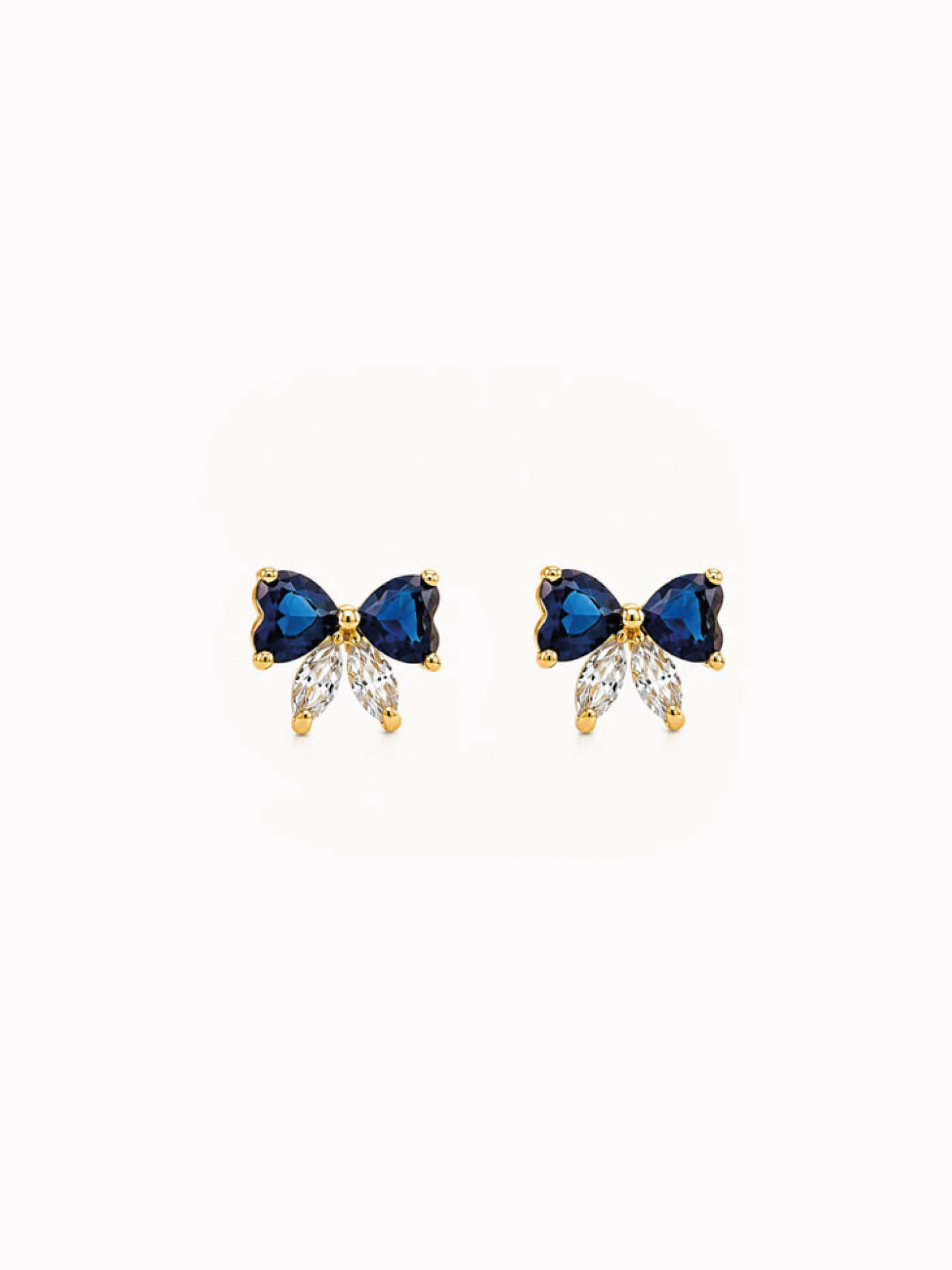 aretes lacito azul Aretes Lacito azul - Imagen 1