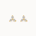 Aretes Trinity L diamante