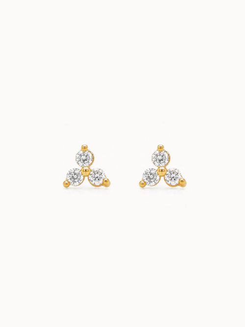 Aretes Trinity L diamante