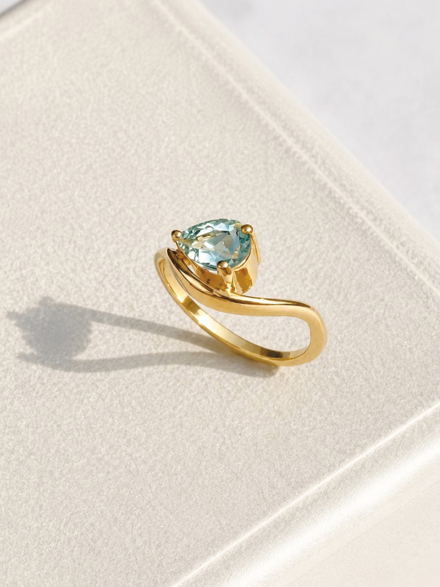 anillo pinky ring Anillo Pinky Ring aguamariana - Imagen 1