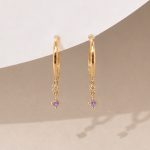 Argollas Maya lila