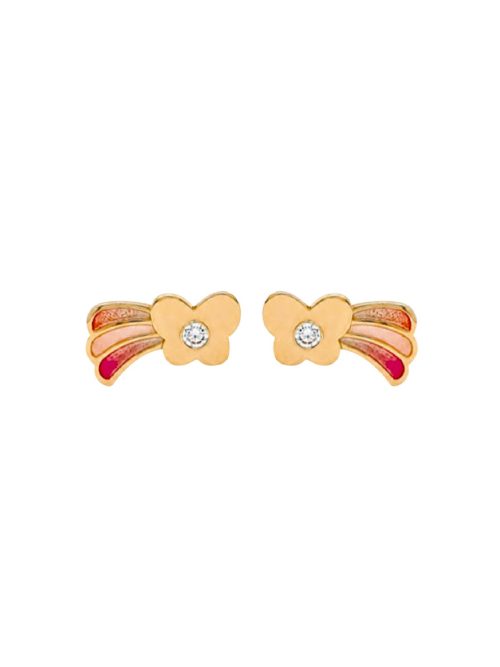 Aretes Mariposa arcoiris