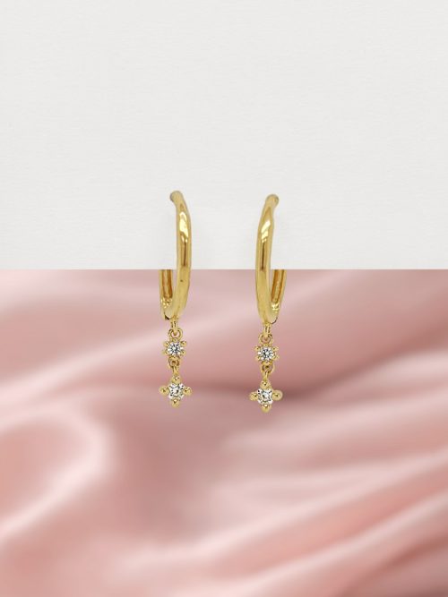 Argollas Maya blanco