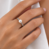 Anillo Perla plata