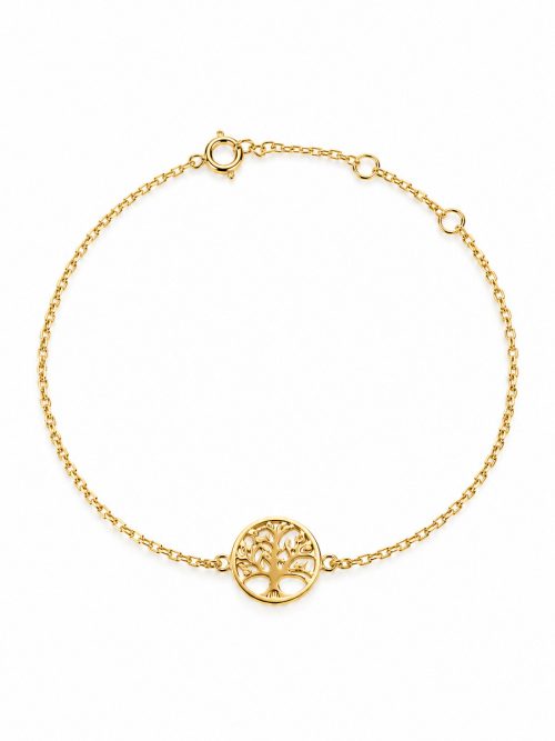 Pulsera Arbol de la vida dorado