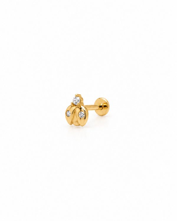Piercing Lady Bug cristal 6 mm